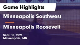 Minneapolis Southwest  vs Minneapolis Roosevelt  Game Highlights - Sept. 18, 2023