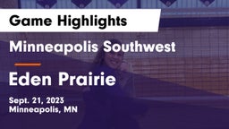 Minneapolis Southwest  vs Eden Prairie  Game Highlights - Sept. 21, 2023