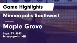 Minneapolis Southwest  vs Maple Grove  Game Highlights - Sept. 23, 2023