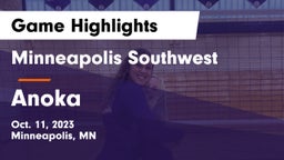 Minneapolis Southwest  vs Anoka  Game Highlights - Oct. 11, 2023
