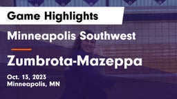Minneapolis Southwest  vs Zumbrota-Mazeppa  Game Highlights - Oct. 13, 2023