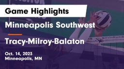 Minneapolis Southwest  vs Tracy-Milroy-Balaton  Game Highlights - Oct. 14, 2023