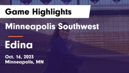 Minneapolis Southwest  vs Edina  Game Highlights - Oct. 16, 2023