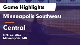 Minneapolis Southwest  vs Central  Game Highlights - Oct. 23, 2023