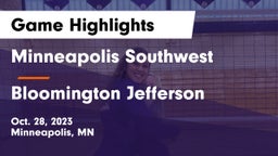 Minneapolis Southwest  vs Bloomington Jefferson  Game Highlights - Oct. 28, 2023