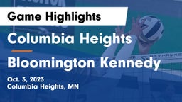 Columbia Heights  vs Bloomington Kennedy  Game Highlights - Oct. 3, 2023