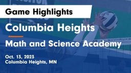 Columbia Heights  vs Math and Science Academy Game Highlights - Oct. 13, 2023