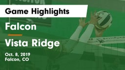Falcon   vs Vista Ridge  Game Highlights - Oct. 8, 2019