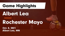 Albert Lea  vs Rochester Mayo  Game Highlights - Oct. 8, 2021