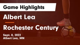 Albert Lea  vs Rochester Century  Game Highlights - Sept. 8, 2022