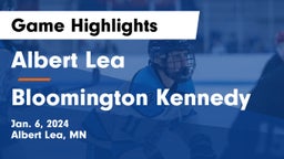 Albert Lea  vs Bloomington Kennedy  Game Highlights - Jan. 6, 2024