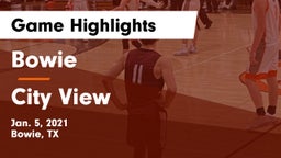 Bowie  vs City View  Game Highlights - Jan. 5, 2021