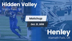 Matchup: Hidden Valley High vs. Henley  2016