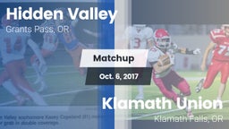 Matchup: Hidden Valley High vs. Klamath Union  2017