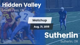 Matchup: Hidden Valley High vs. Sutherlin  2018