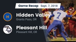 Recap: Hidden Valley  vs. Pleasant Hill  2018