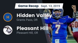 Recap: Hidden Valley  vs. Pleasant Hill  2019