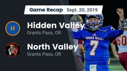 Recap: Hidden Valley  vs. North Valley  2019