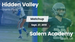 Matchup: Hidden Valley High vs. Salem Academy  2019