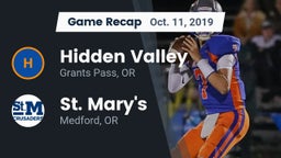 Recap: Hidden Valley  vs. St. Mary's  2019
