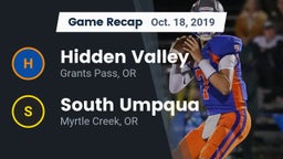 Recap: Hidden Valley  vs. South Umpqua  2019