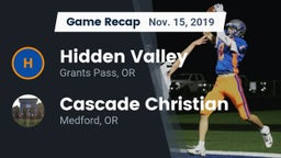 Recap: Hidden Valley  vs. Cascade Christian  2019