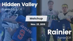 Matchup: Hidden Valley High vs. Rainier  2019