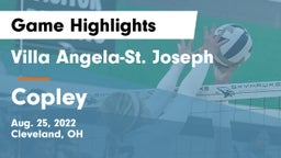 Villa Angela-St. Joseph  vs Copley  Game Highlights - Aug. 25, 2022