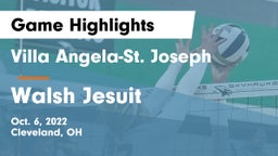 Villa Angela-St. Joseph  vs Walsh Jesuit  Game Highlights - Oct. 6, 2022