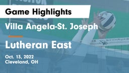 Villa Angela-St. Joseph  vs Lutheran East  Game Highlights - Oct. 13, 2022