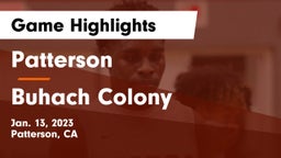 Patterson  vs Buhach Colony  Game Highlights - Jan. 13, 2023