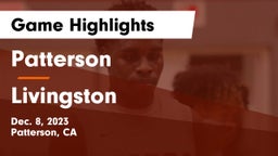 Patterson  vs Livingston  Game Highlights - Dec. 8, 2023