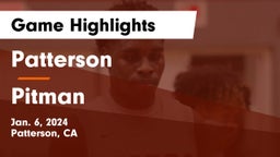 Patterson  vs Pitman  Game Highlights - Jan. 6, 2024