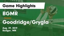 BGMR vs Goodridge/Grygla  Game Highlights - Aug. 29, 2019