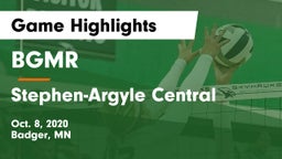BGMR vs Stephen-Argyle Central  Game Highlights - Oct. 8, 2020