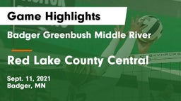 Badger Greenbush Middle River vs Red Lake County Central Game Highlights - Sept. 11, 2021
