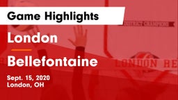 London  vs Bellefontaine  Game Highlights - Sept. 15, 2020