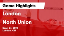 London  vs North Union  Game Highlights - Sept. 24, 2020