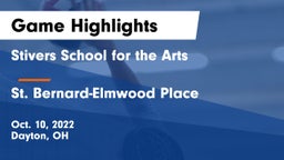 Stivers School for the Arts  vs St. Bernard-Elmwood Place  Game Highlights - Oct. 10, 2022