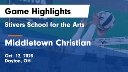 Stivers School for the Arts  vs Middletown Christian  Game Highlights - Oct. 12, 2023