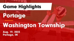 Portage  vs Washington Township  Game Highlights - Aug. 19, 2023