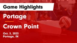 Portage  vs Crown Point  Game Highlights - Oct. 3, 2023