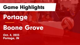 Portage  vs Boone Grove  Game Highlights - Oct. 4, 2023