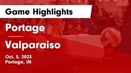 Portage  vs Valparaiso  Game Highlights - Oct. 5, 2023