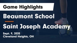 Beaumont School vs Saint Joseph Academy Game Highlights - Sept. 9, 2020