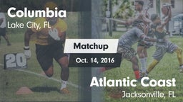 Matchup: Columbia  vs. Atlantic Coast   2016