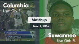 Matchup: Columbia  vs. Suwannee  2016