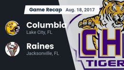 Recap: Columbia  vs. Raines  2017