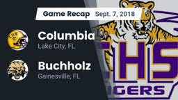 Recap: Columbia  vs. Buchholz  2018