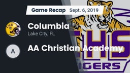 Recap: Columbia  vs. AA Christian Academy 2019